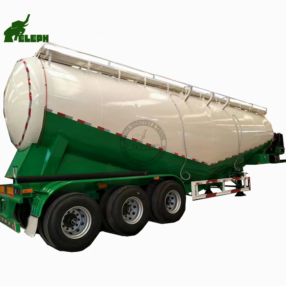 3 оси 60 тонн-вместимость-цемент-насыпной-танкер, сухая машина для перевозки цемента, силовой танкер, трейлер, изготовленный в Китае
