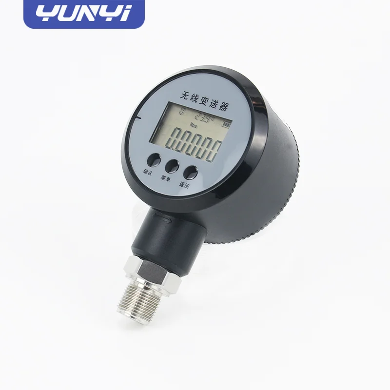 Yunyi IP65 Industrial IoT/4G/LoRaWAN Zigbee Pressure Gauge Digital Manometer Wireless Digital Pressure Gauge