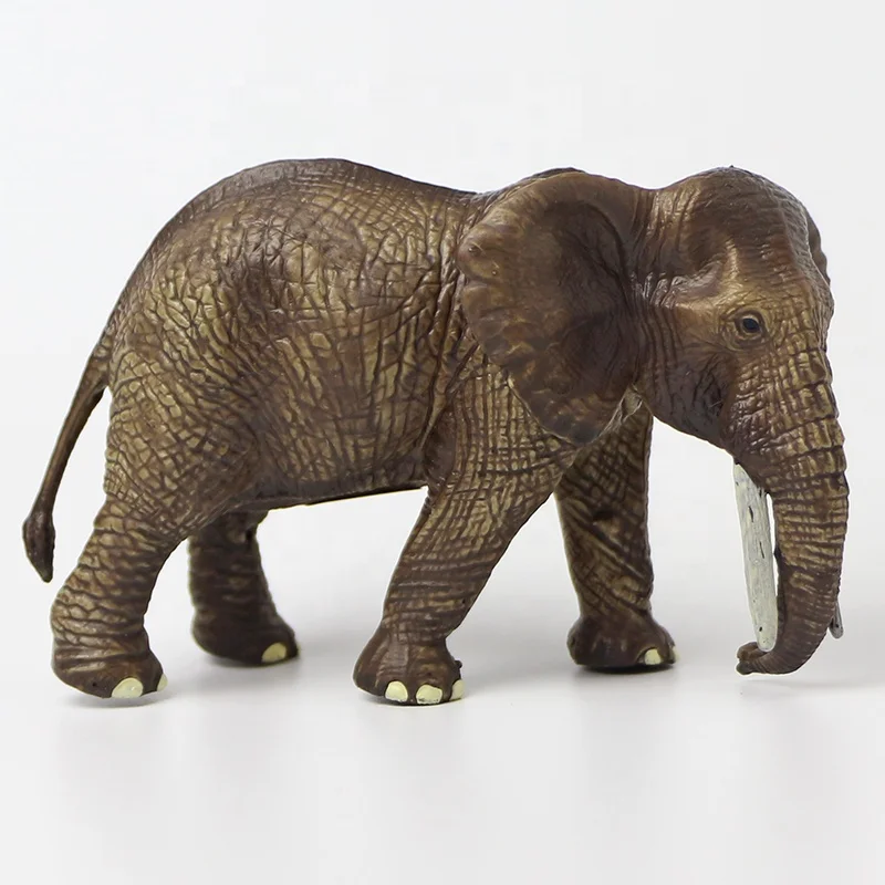 Pvc Plastic Elephant Figurine Toy for Souvenirs Gifts