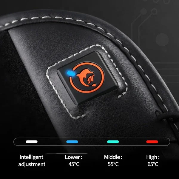 Anjuny Автомобильная подушка для спины терапевтическая лихорадка с подогревом