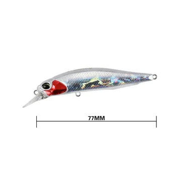 Suspending Sinking Minnow Lure, 77mm/8.4g Long Cast Saltwater Bionic Fake Bait for Bass Topmouth Culter – Minnow – view 3