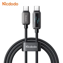 Mcdodo 425 New Charging Cable Type C With LED Smart Display Charging Speed Braiding 100W PD Data Cable for Mobile Phone Computer