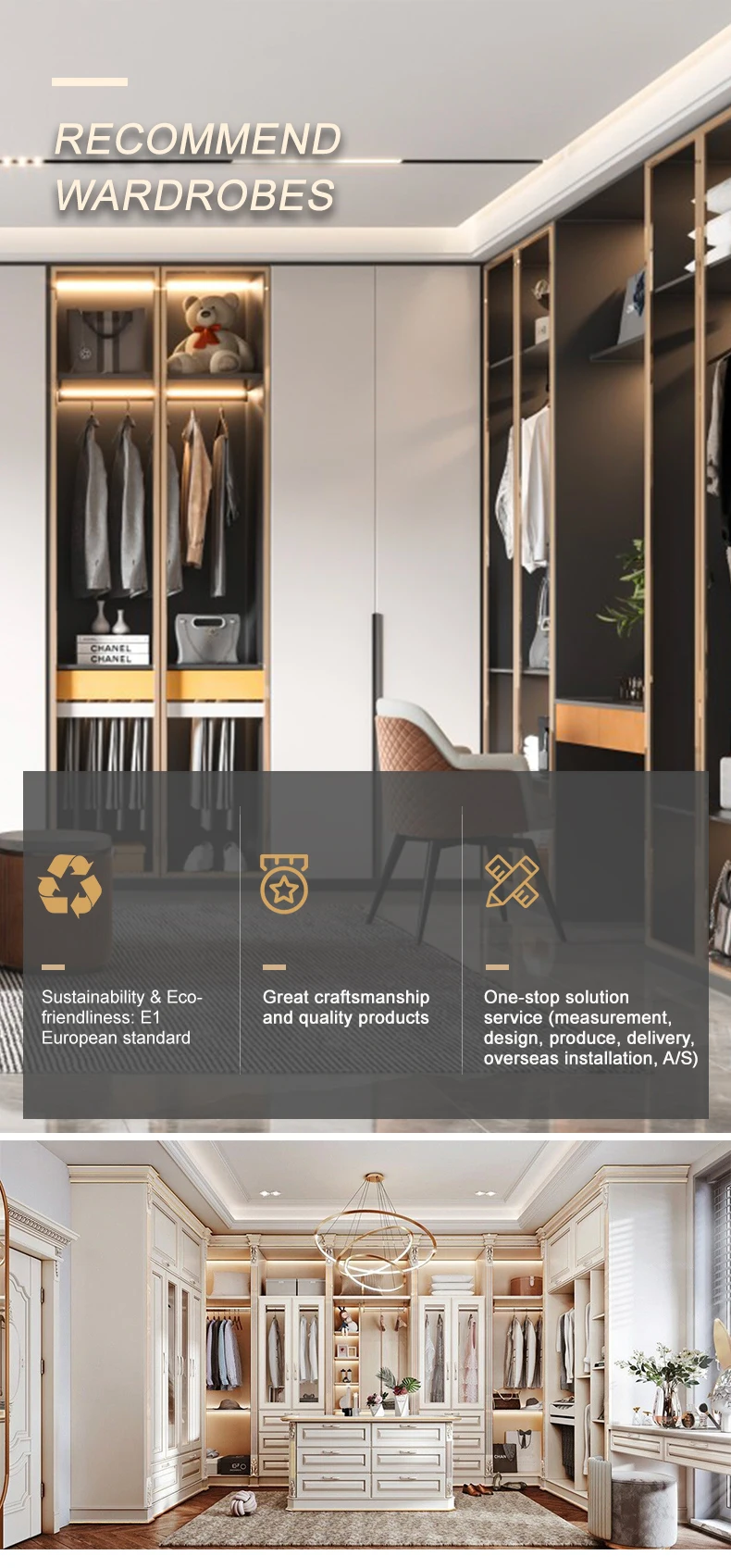 Melamine Simple Wardrobe Modular Corner Wardrobe Hotel Small Size