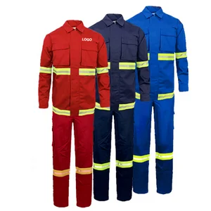 NFPA 2112 Men Safety Work Clothes Flame Resistant Welder FRC FR Industrial Aramid Overall Fire Retardant Fireproof Coverall