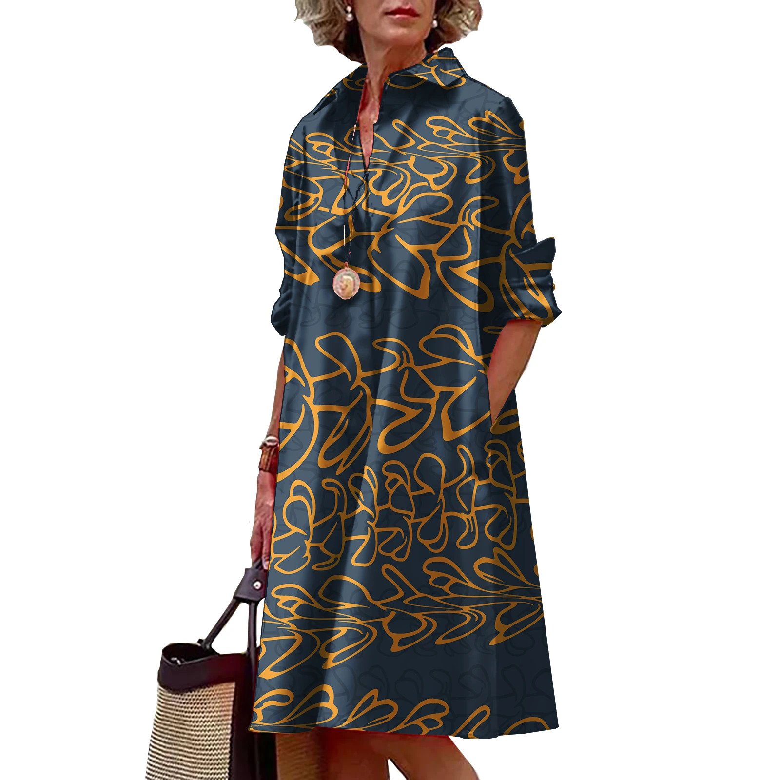 knee length dresses for ladies Kaftan Dresses Online. Red Burgundy Kimono Kaftan Dress by Nuichan main image 1