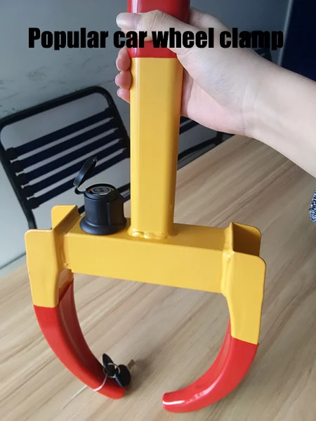Handle 2 Keys Security Wheel Lock for Car