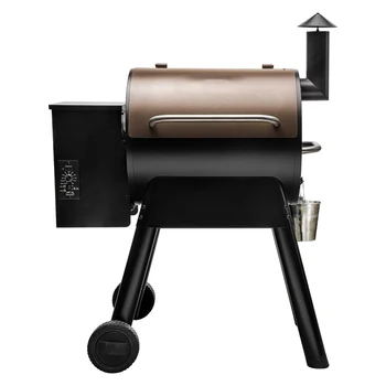 Extra Large Wood Pellet Smoker & Grill With 18lb Hopper Capacity New Design Bbq Smoker With Digital Controller