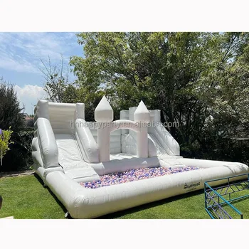 Lepai white jumping castle inflatable bounce house jumpers inflatable for kids