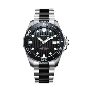 OEM Custom 100M Diving Luminous Pointer Classic Men Watches Sapphire Crystal Stainless Steel Automatic Date Mechanical Watch