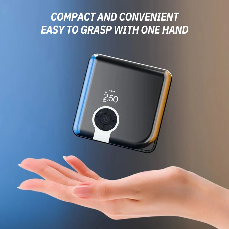 PCMOS Universal Air Pump Portable Small Wireless Digital Display Tyre Outdoor Inflatable Pump Tire Inflator Car Air Pump - view 5
