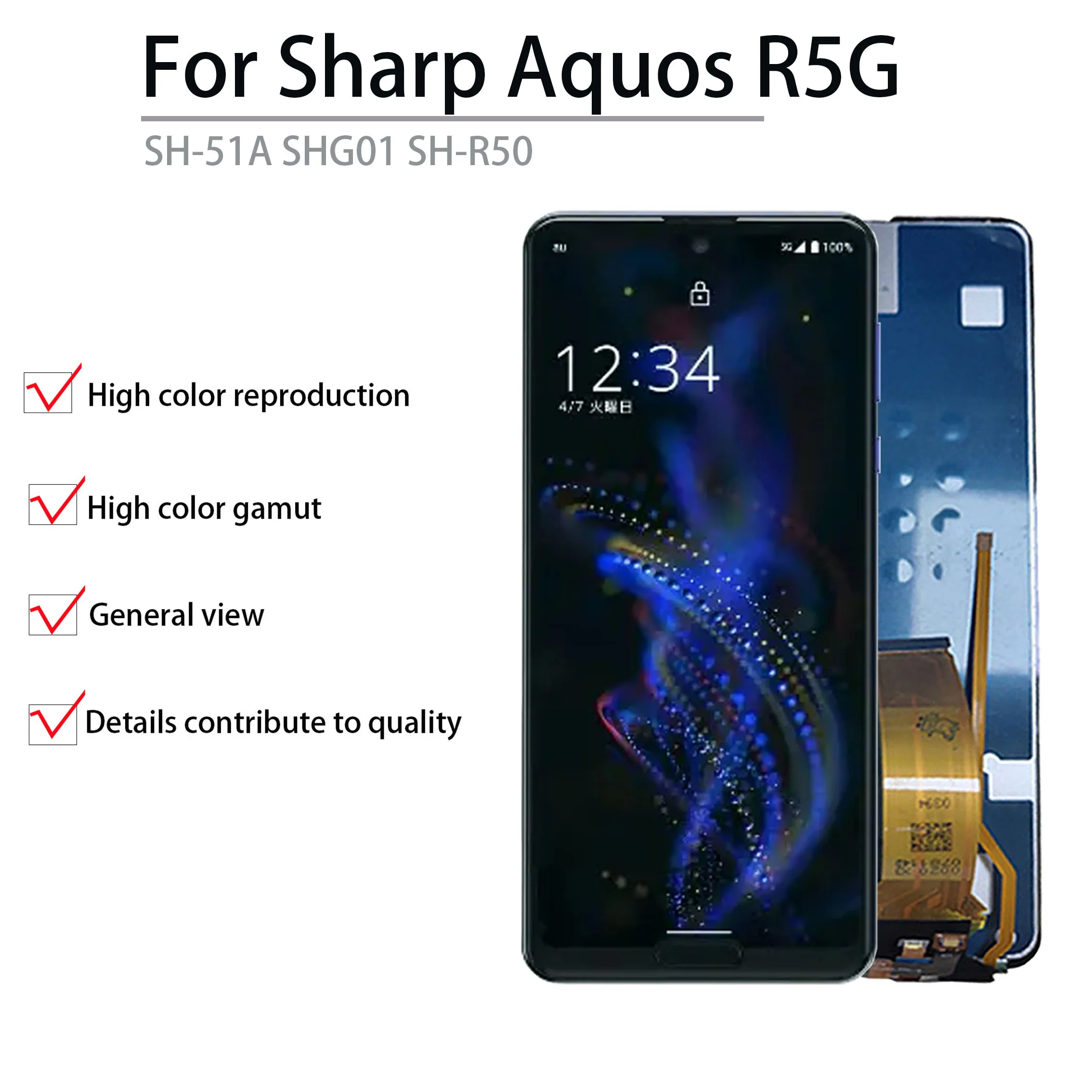 High Quality LCD Display & Touch Glass Digitizer Replacement Parts