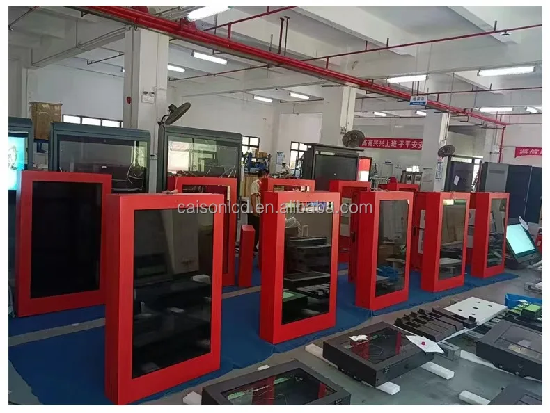 43 /55 /65 /75 inch outdoor terminal display screen outdoor guide all-in-one machine outdoor high brightness advertising machine factory