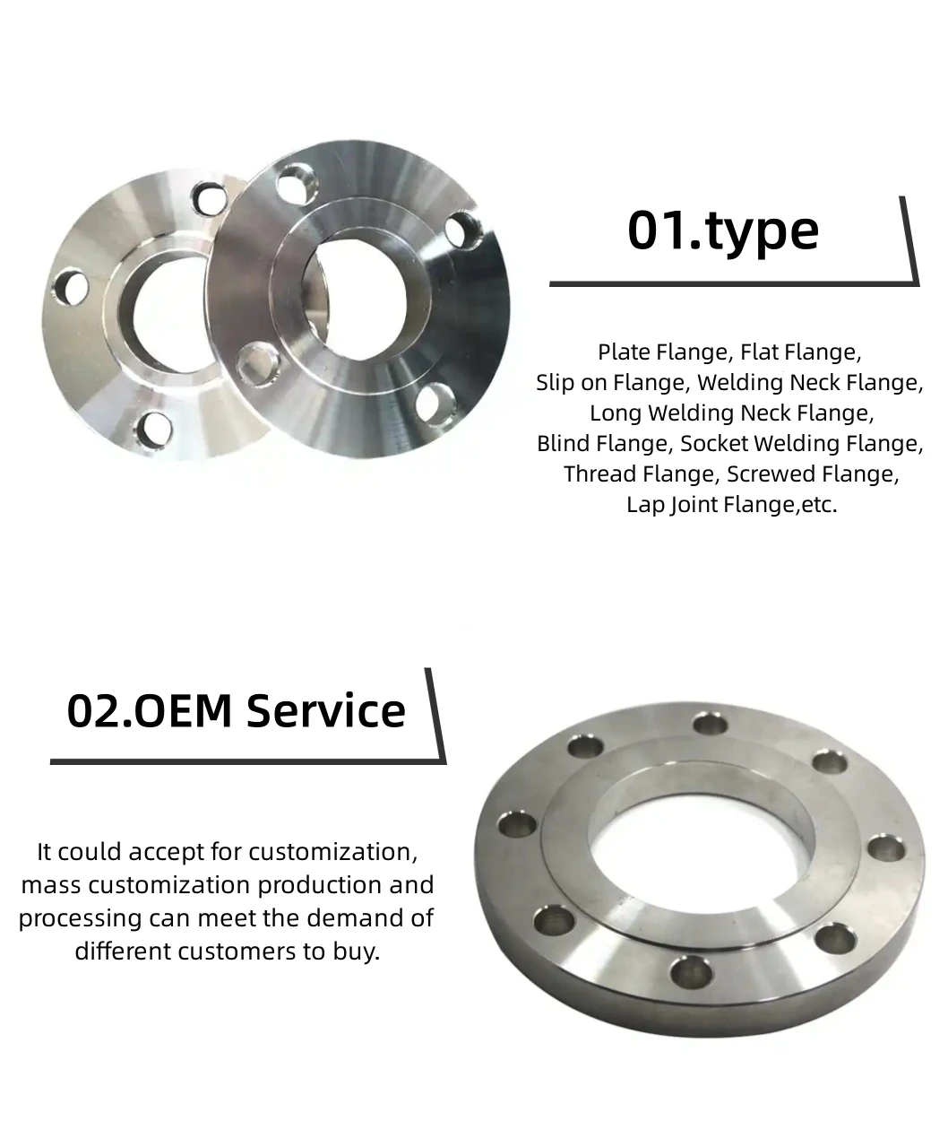 Universal Stainless Steel Flange Adaptor Connection Ss304 316 Flexible Buy Stainless Steel 3835