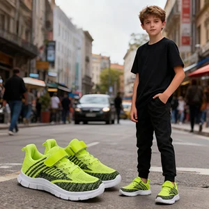 Babyhappy Kids Premium Mash Wide Toe Shoes Natural Walking Experience Confortable Sneakers