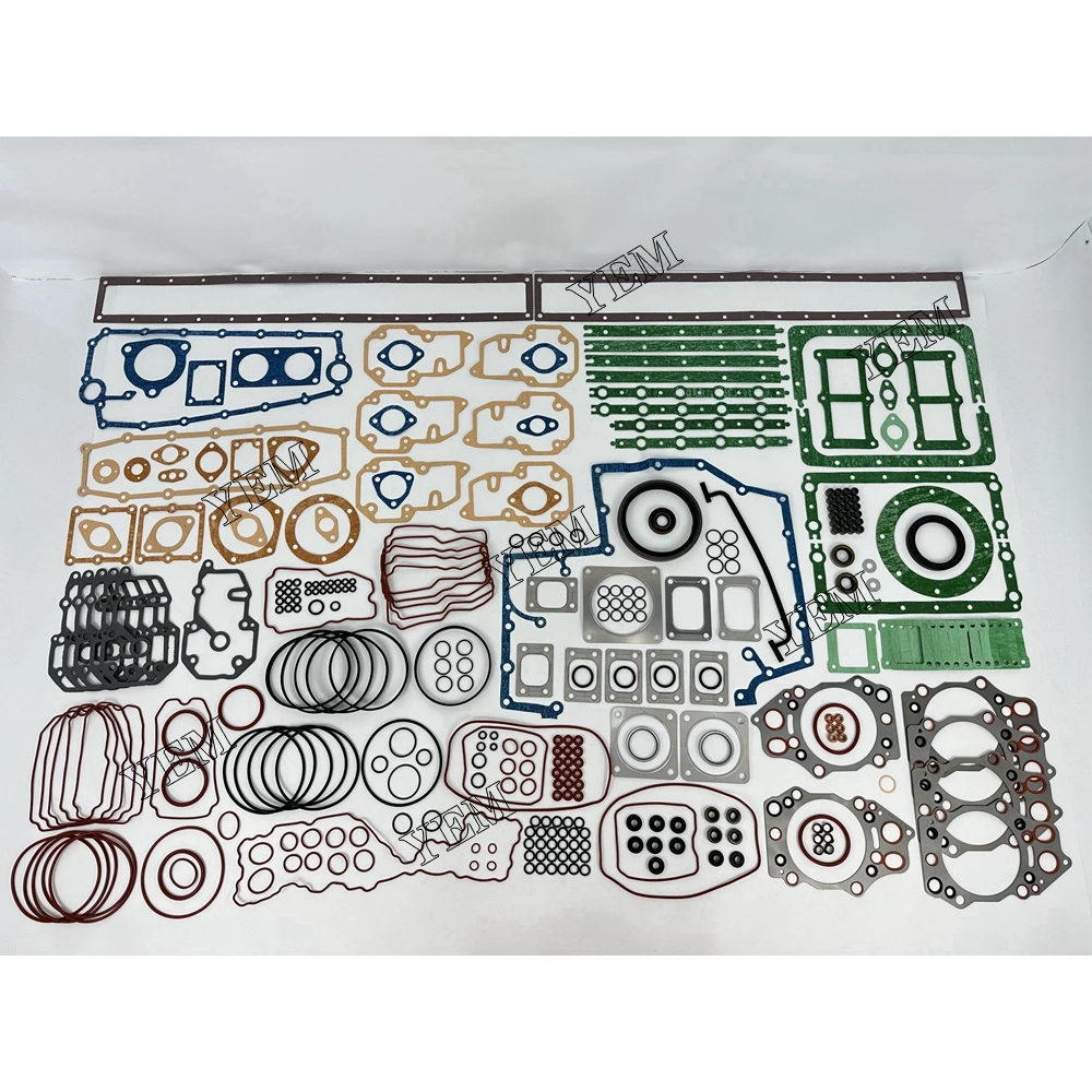 For Komatsu 6D140 Full Gasket Kit 6210-17-1814 High Performance Engine Parts 2