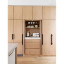 Artisan Cabinets Kitchen Modern Plywood Cabinets kitchen cabinet accessories with Pocket Door Slide System