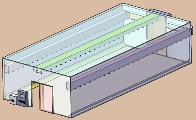 Meat defrost machine for thawing carcasses Debone Abattoir