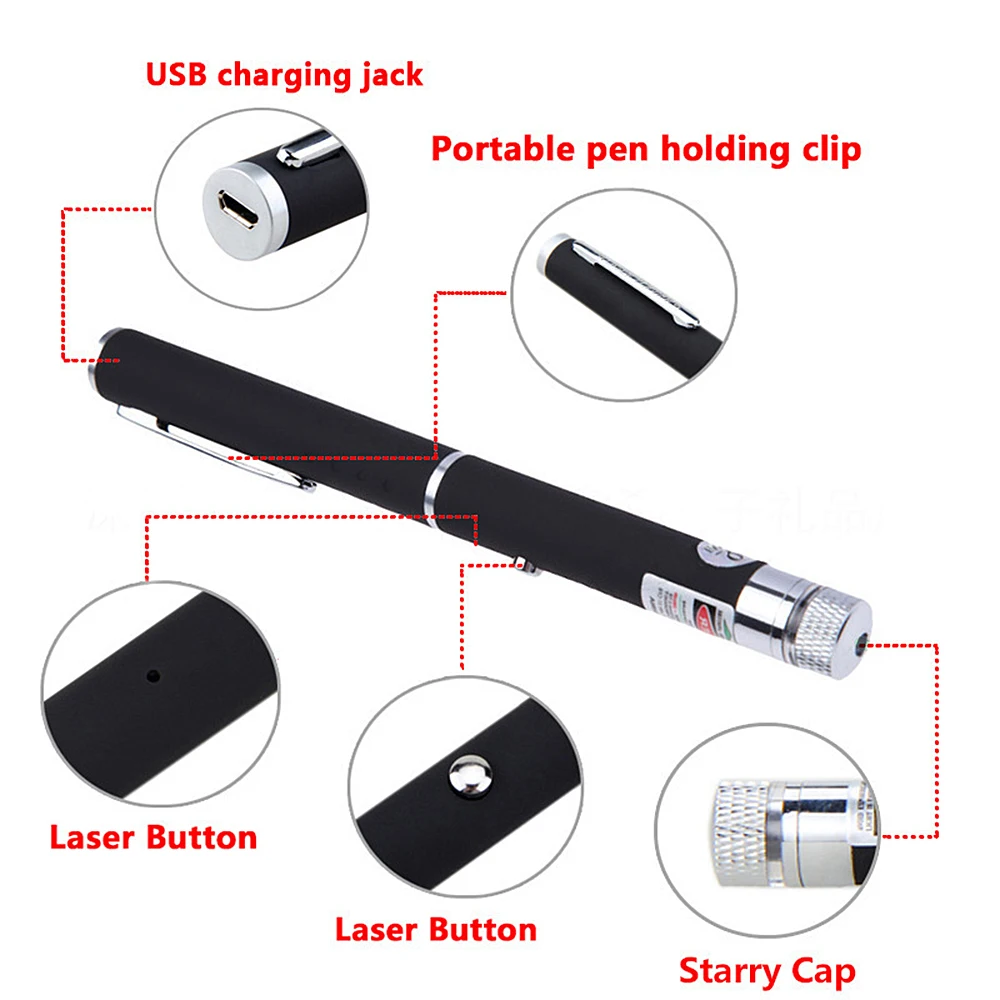 Laser Pointer Presenter Led Flashlight With Laser Pointer Mini Green Laser Pointer