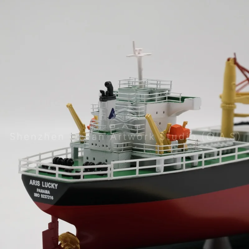Meticulously crafted bulk cargo ship model inspired by classic Korean shipyards design, serving as a professional ship construction model for display and collection.It features a highly restored deck model and complete bottom view of ship structure, presenting authentic vessel manufacturing details with high simulation.Adopting premium materials and fine workmanship, this delicate marine ornament is ideal for corporate gifts, exhibition displays and industry research.Custom logos, sizes and painting are available. We support bulk production and wholesale, supplying high-quality ship models for shipyards and maritime enterprises.Amber@vesselmodel.com Tel: +86 18038048785