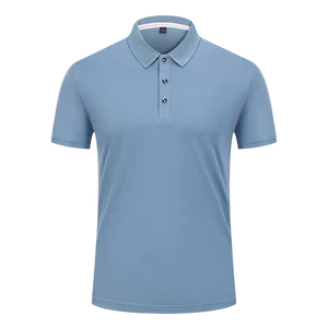 2026 Polyester Short Sleeve Polo t Shirts Unisex Essentials Men's Regular-fit Quick-Dry Golf Polo