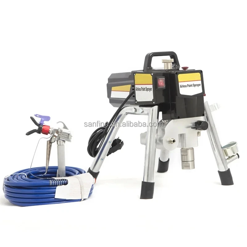 High Efficiency Airless Paint Sprayer Thinningfree Minimal Overspray For House Exterior