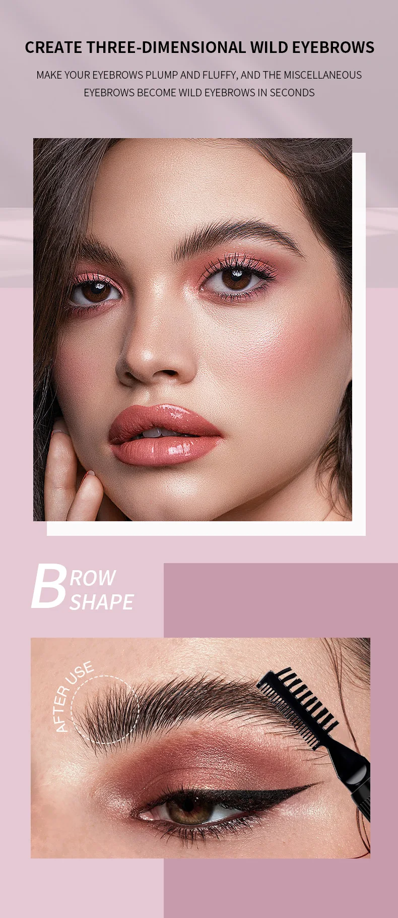 Strong Brow Gel Clear Vegan Keratin Eyebrow Gel Brow Sculpt Lamination