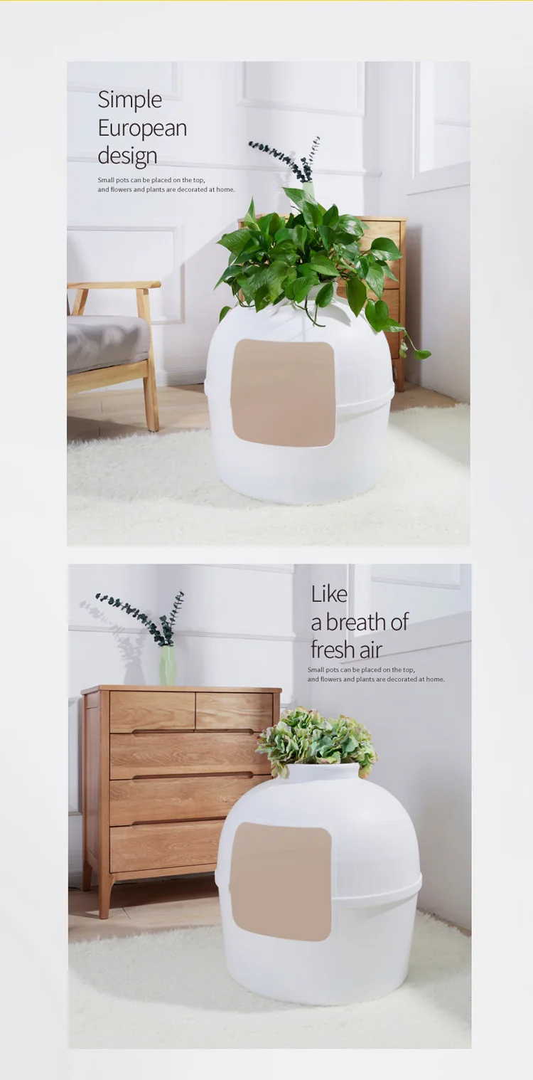 New Good Pet Stuff Hidden Litter Litter Box Planting Cat Litter Box