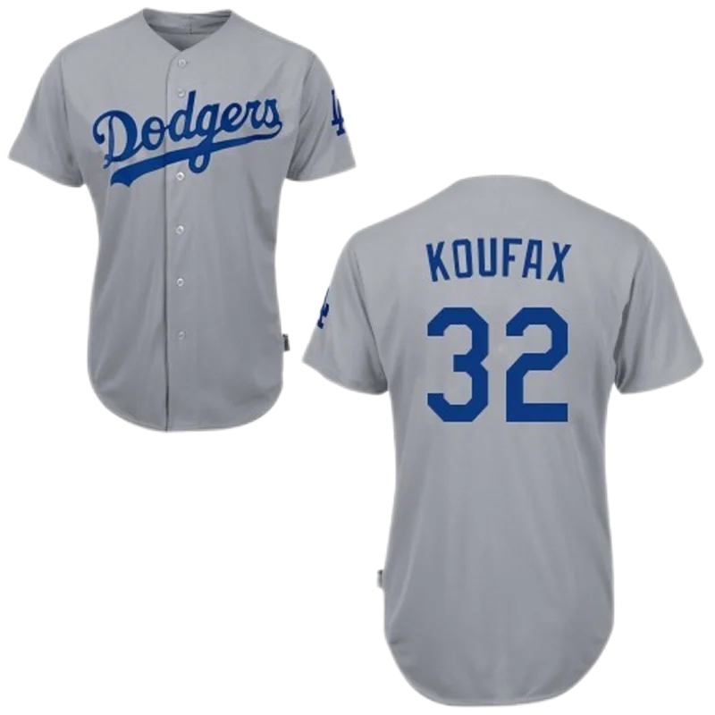 Dodgers No32 Sandy Koufax White Cool Base 2018 World Series Stitched Youth Jersey