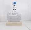 USB impreso transparente con base luminosa - astronauta con cara azul