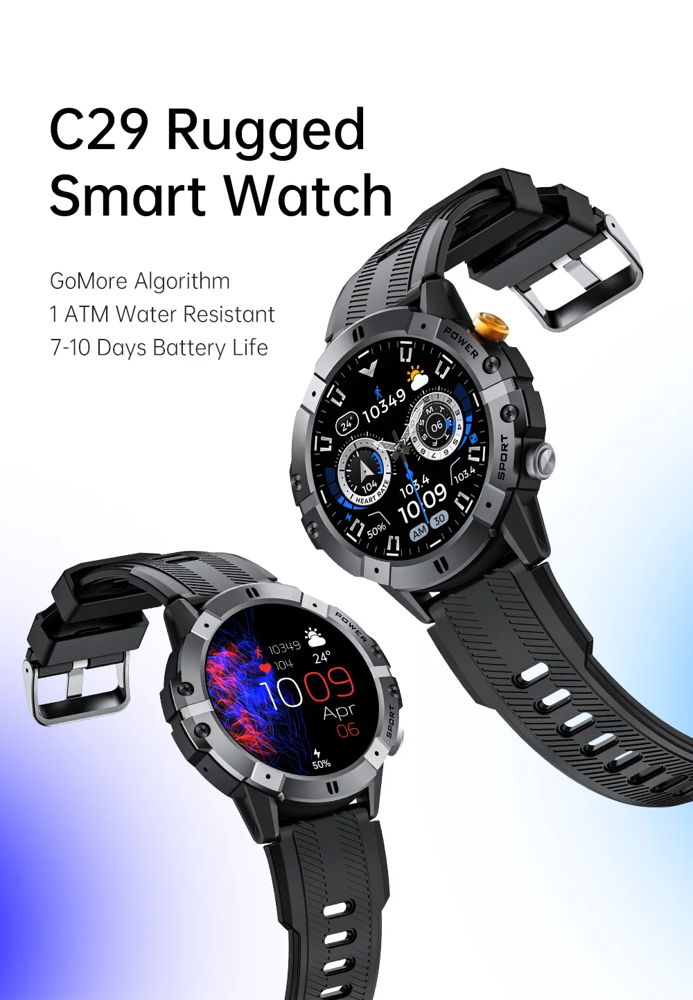 Welcome OEM Order, Factory Whole Selling 2025 C29 Smart Watch 1.52inch Sport Bt Call Blood Pressure Monitoring 1atm Waterproof Relojes Smartwatch For Men - Buy Smart Watch With Heart Rate Monitor waterproof Strapless Wristband Heart Rate Monitor smart Bracelet Health Sleep Monitoring relojes Smart Watch