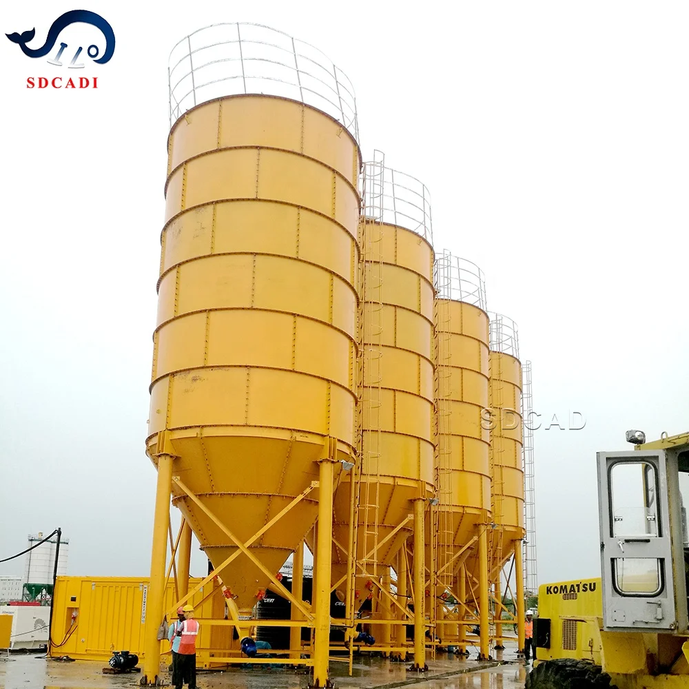 SDCADI Brand Profession Portable Concrete Cement Silos tank 500 Ton 2500 Ton Cement Silo