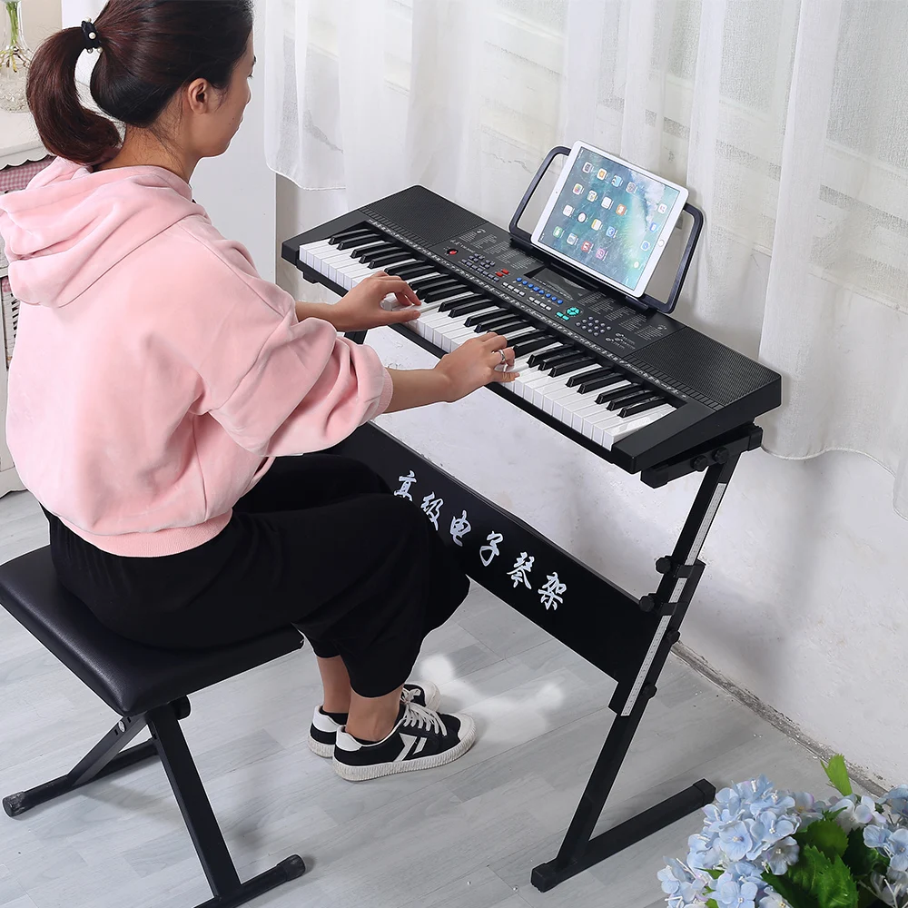Musical Instrument Piano Entry Color Keyboard Electronic Organ for Sale