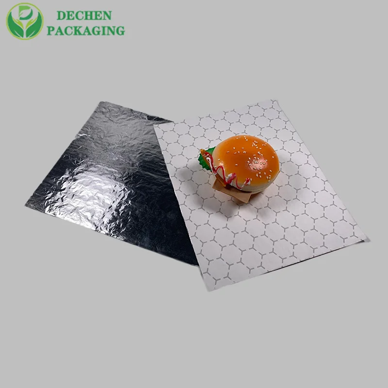 Hamburger Foil  Aluminum Foil For Burger Wrap