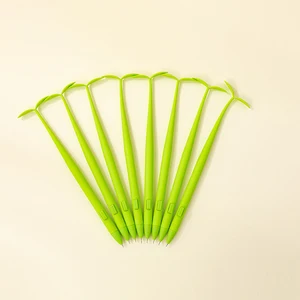 China's Fashionable Seed Shape 1.0mm Ballpoint Pens Customizable Automatic Pencil with Promotional Rubber Material Writing Width