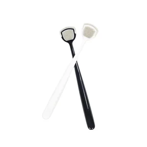 Bulk Private Label Adult Plastic Tongue Cleaner Brush for Home Factory Wholesale Tongue Cleaning Tools