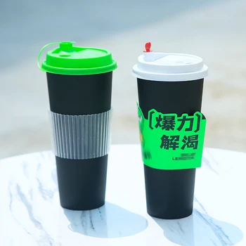 New Model Custom Plastic Cup Bubble Tea Disposable Black Pp Hard Plastic Cup With Lids - Buy Pp Cup,Plastic Cups With Lids,Hard