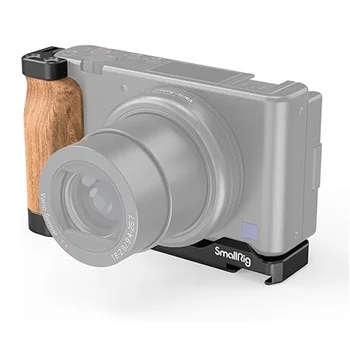 SMALLRIG L-Shape Bracket Wooden Grip with Cold Shoe for Sony ZV1 Digital Camera - 2936