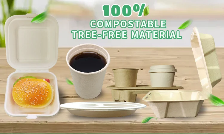 Pulp Tableware 10 Inch Sugarcane Bagasse Pulp Tableware Disposable Plate Cutlery ...