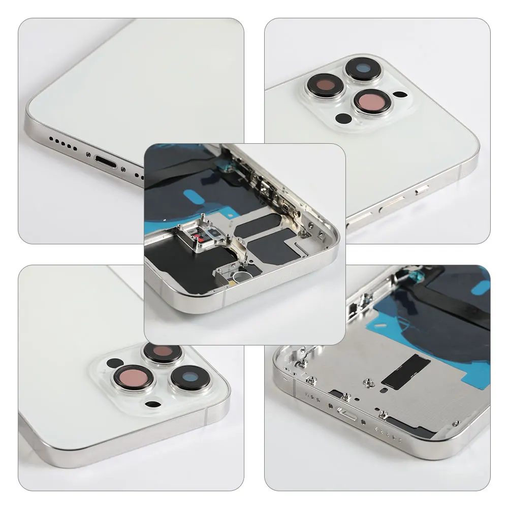 Back Glass Housing For Iphone 11 12 13 14 Pro Max Back Cover Glass For