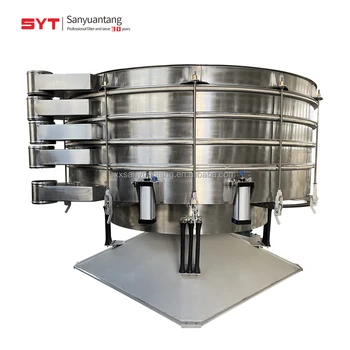 rotary food vibrating sieve round tumbler swing screen powder tumbler vibrating screen flour tumbler sifter machine