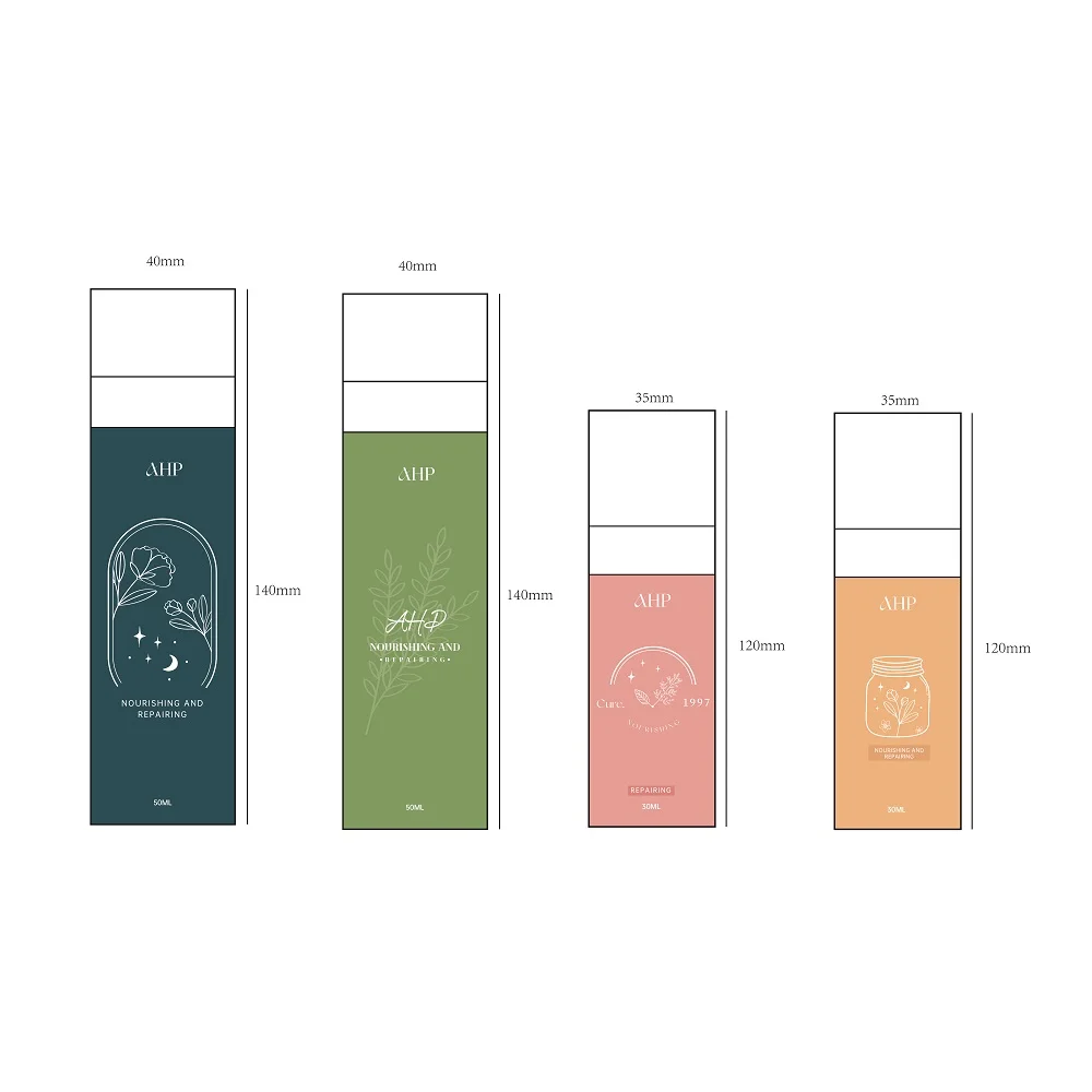 PET Face Cream Vacuum Pump Bottle Airless Hair Care Bottles Care Korean Skin Care Private Label Cosmetics Airless Pump Bottle