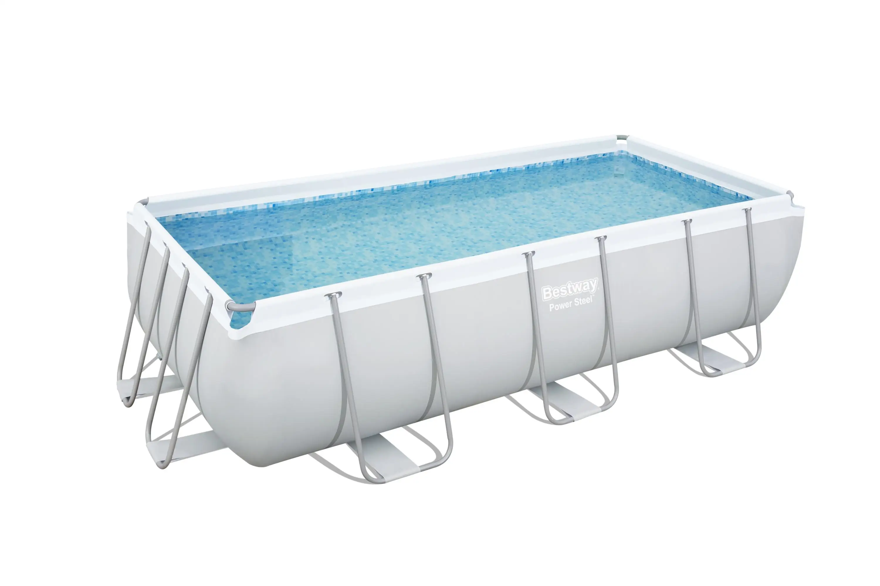 Bestway 56442 inflatable rectangular metal frame swimming pool