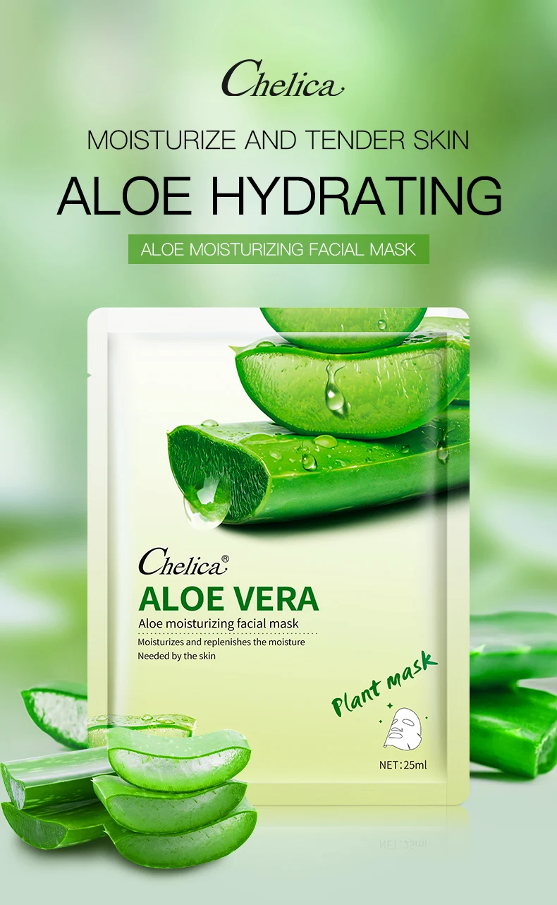 Wholesale Aloe Moisturizing Facial Mask Improve Dry And Rough Skin