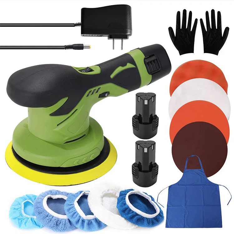 Профессиональная Портативная Беспроводная Машинка Для Полировки Автомобиля 12 В шлифовальная машинка с литий-ионным