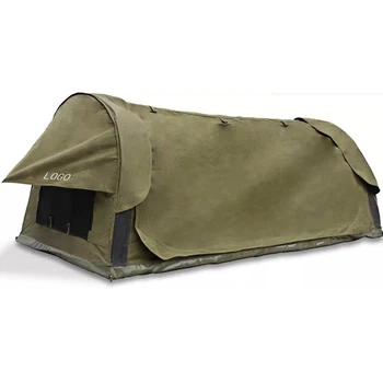CMARMOL Double Layer Waterproof Hiking Bivvy Inflatable Cotton Canvas Swag Tent Australia Outdoor Camping for Sale