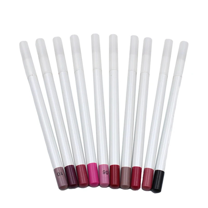 Новое поступление, стойкий карандаш для губ для макияжа губ, Водостойкий карандаш для губ, индивидуальный логотип, карандаш для губ, коричневый карандаш для губ