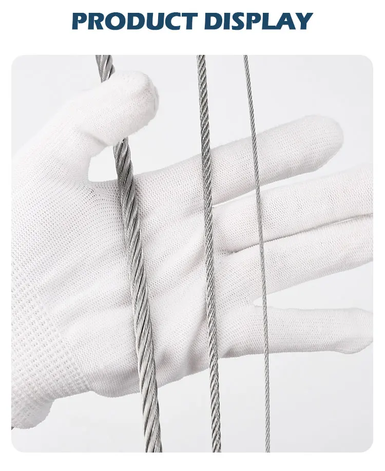 Galva Rigid 1.2mm Stainless Steel Wire Rope Rigging 7x19 11mm 12mm ...