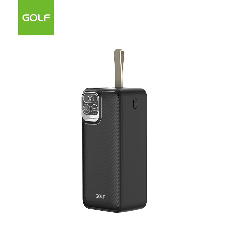 LCD Digital Smartphone Charger 20W Output Power Fast Charging PD Power Bank 40000mAh Custom Logo LI-Polymer Fast Charging