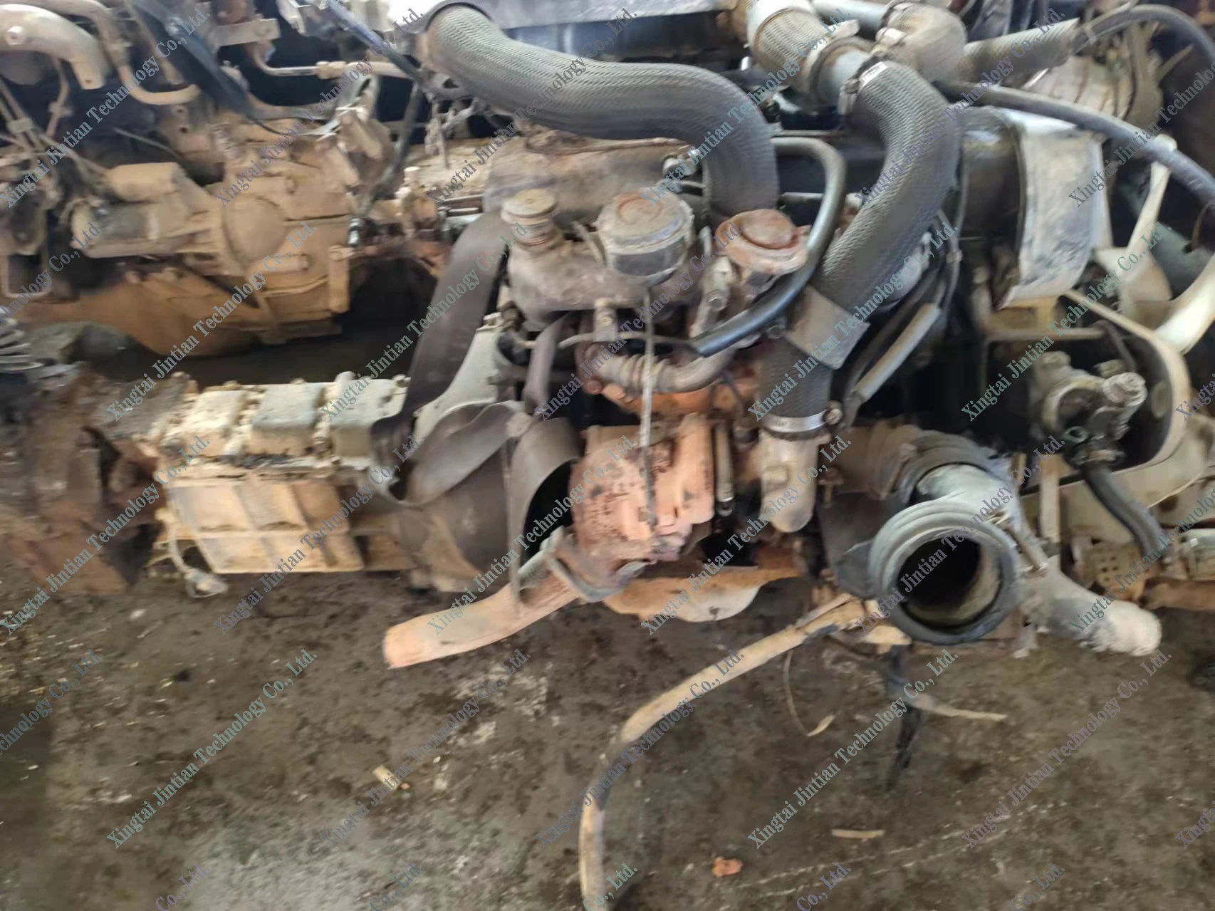 Used Diesel Turbo Engine 4D56 With 4WD Gearbox for Pajero L200 L300