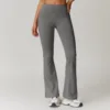 flare leggings grey